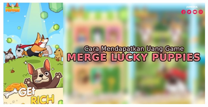 Cara Mendapatkan Uang di Game Merge Lucky Puppies