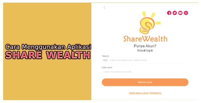 Cara Menggunakan Aplikasi Share Wealth