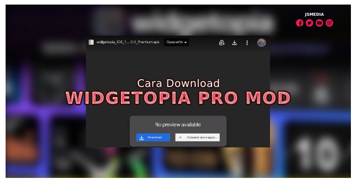 Cara Download Widgetopia Pro Mod