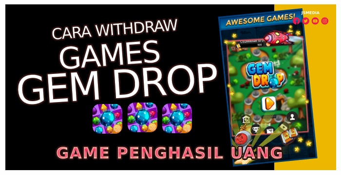 Cara Withdraw Game Gem Drop