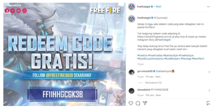 Apa Itu Kode Redeem FF11HHGCGK3B?