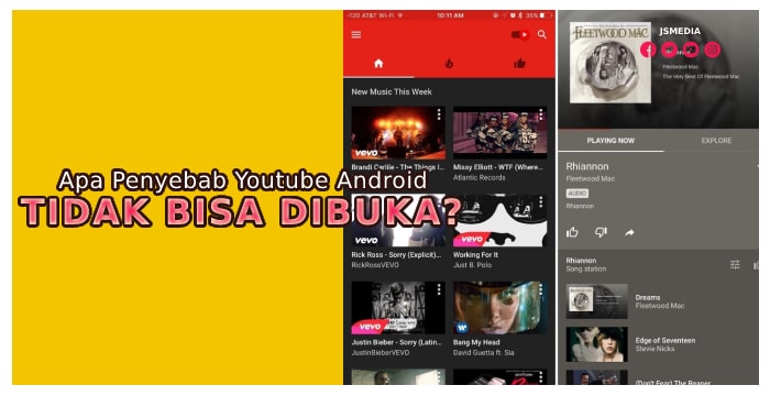 Penyebab Youtube Android Tidak Dapat Dibuka