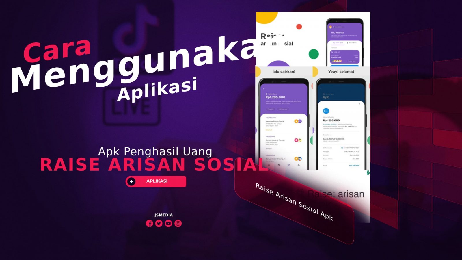 Cara Menggunakan Raise Arisan Sosial Apk Penghasil Uang