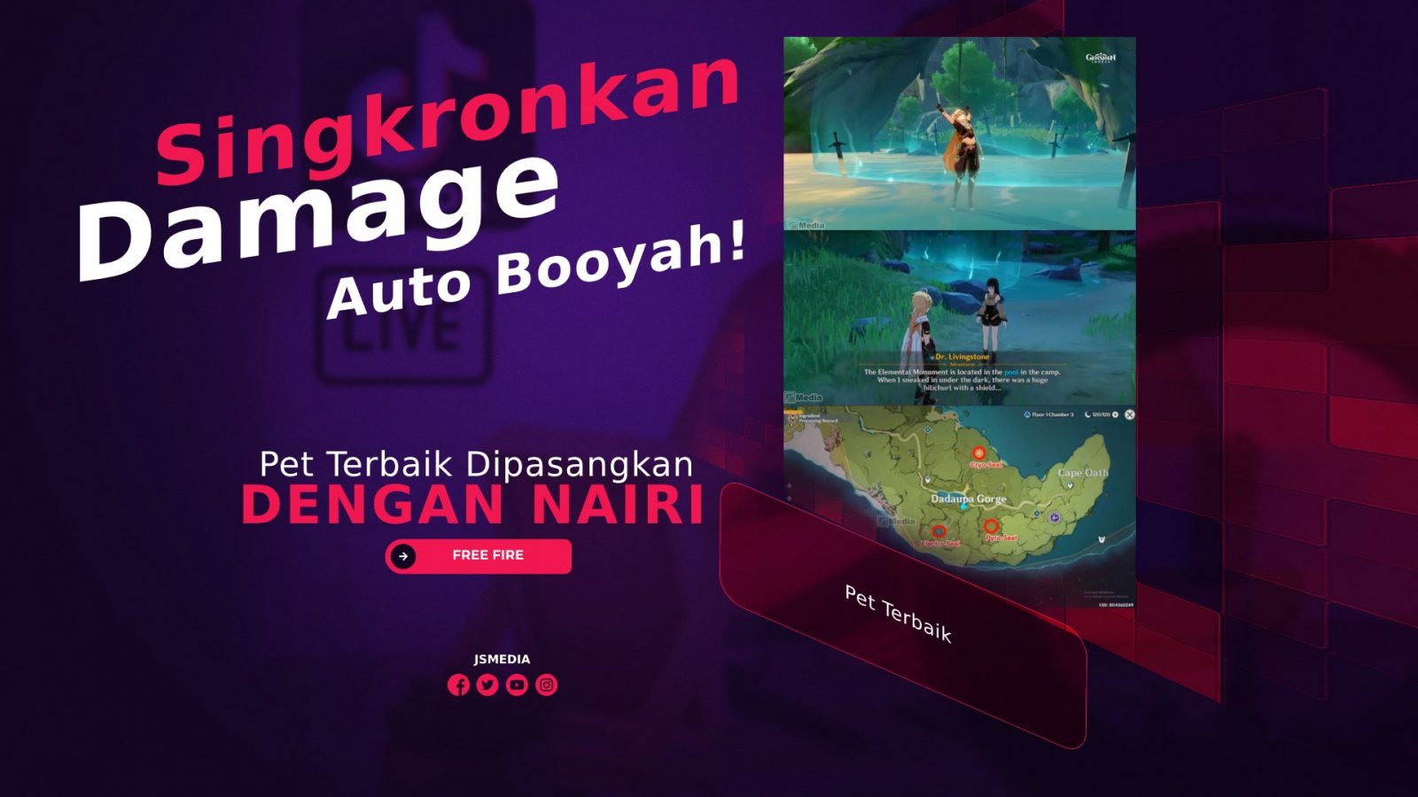 Combo Pet Terbaik Dipasangkan Dengan Nairi, Auto Booyah!