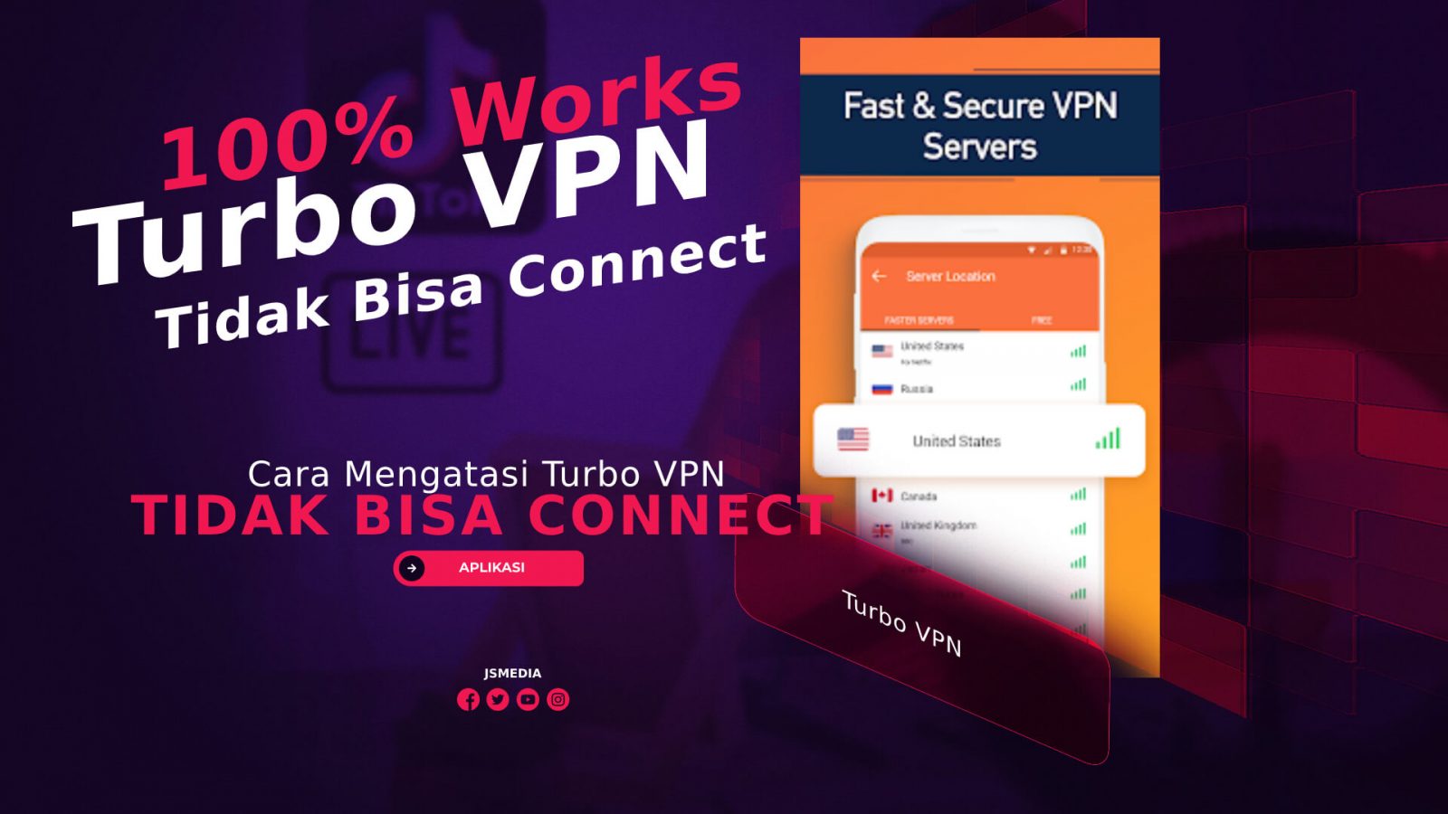 Cara Mengatasi Turbo VPN Tidak Bisa Connect, 100% Works