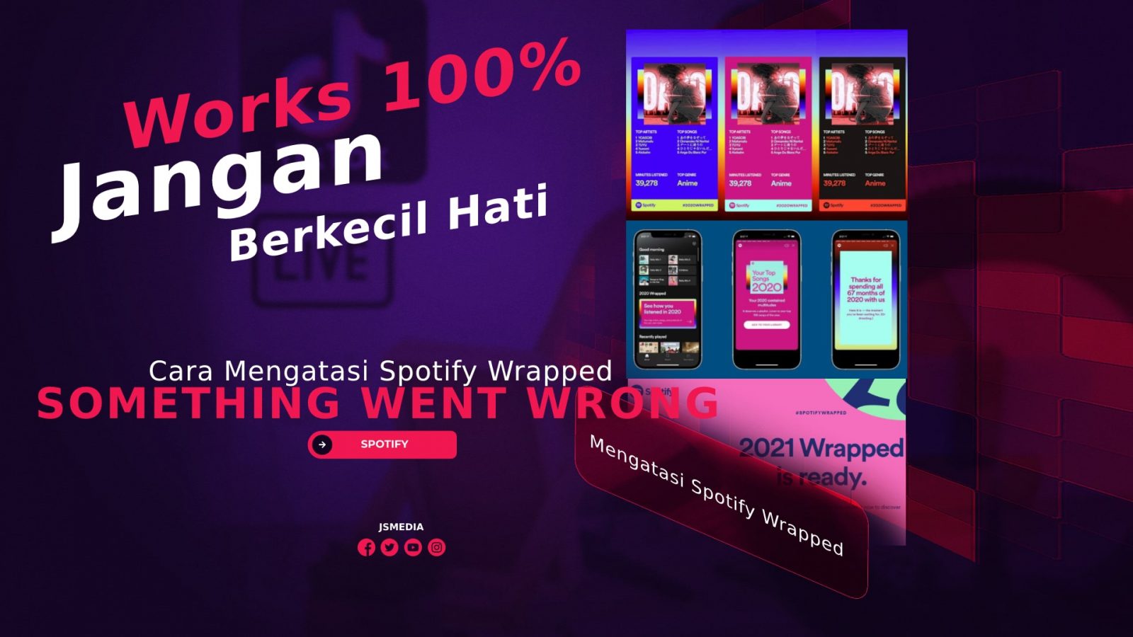 Cara Mengatasi Spotify Wrapped Something Went Wrong, Works 100%