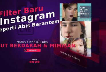 Nama Filter IG Luka Mulut Berdarah & Mimisan, Seperti Abis Berantem