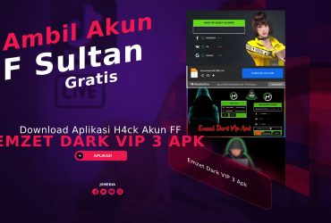 Download Emzet Dark VIP 3 Apk, Ambil Akun FF Sultan Gratis