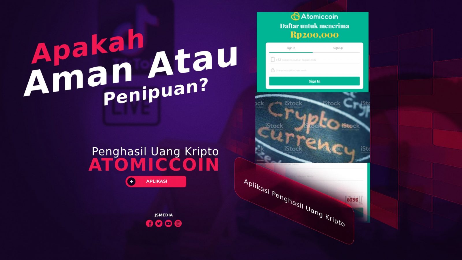 Atomiccoin Aplikasi Penghasil Uang Kripto Gratis, Apakah Aman Atau Penipuan?