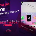 Cara Mengatasi Tidak Bisa Share Video TikTok