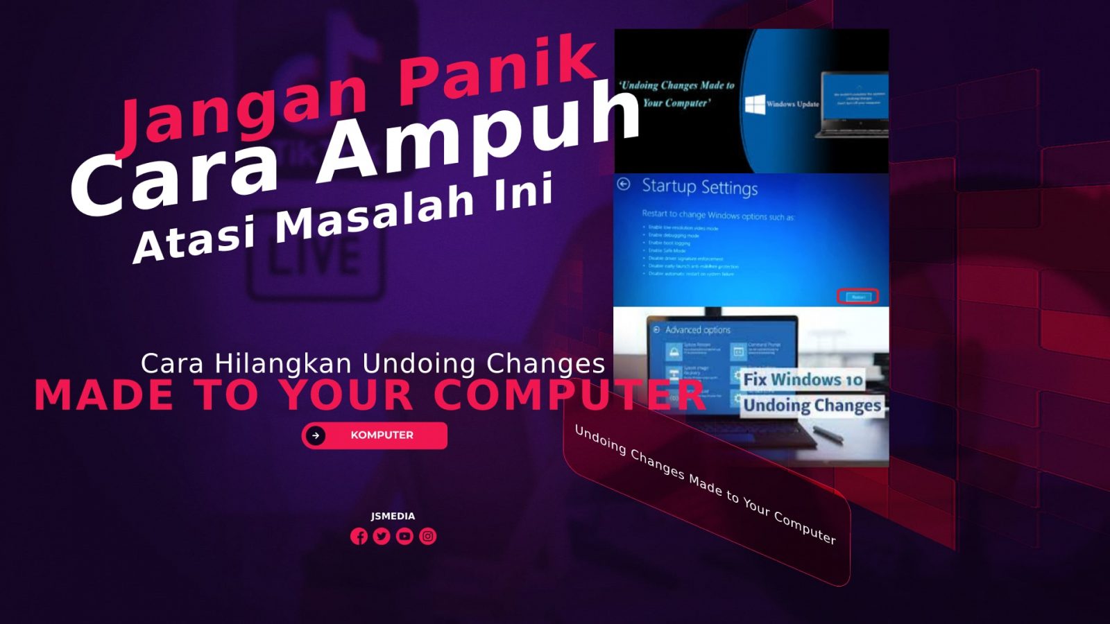 Cara Hilangkan Undoing Changes Made to Your Computer