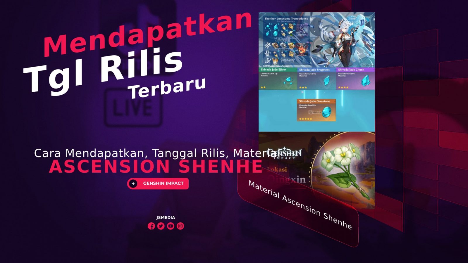 Bocoran Material Ascension Shenhe: Cara Mendapatkan, Rilis