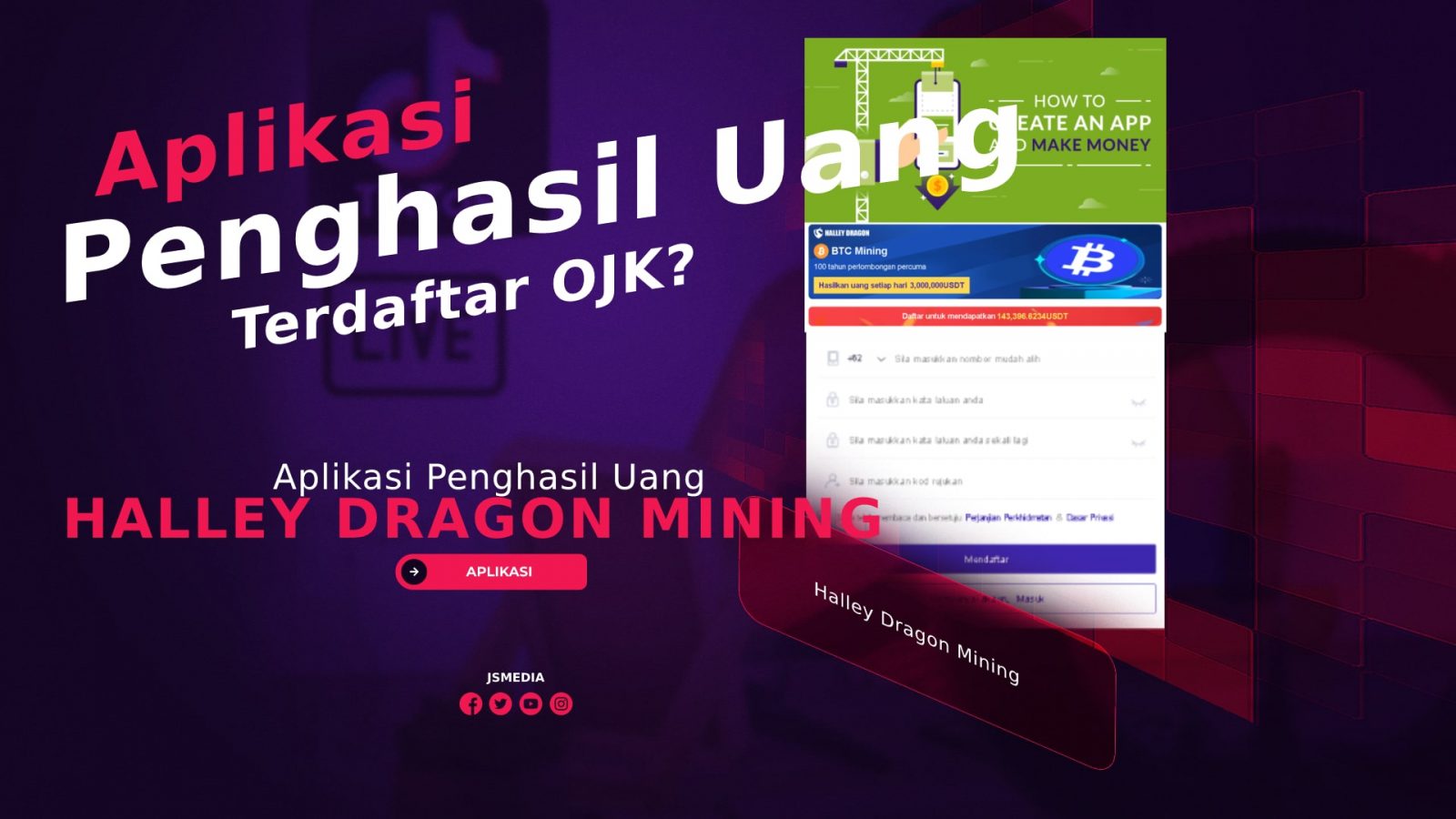 Halley Dragon Mining Apk, Aplikasi Penghasil Uang Terdaftar OJK?