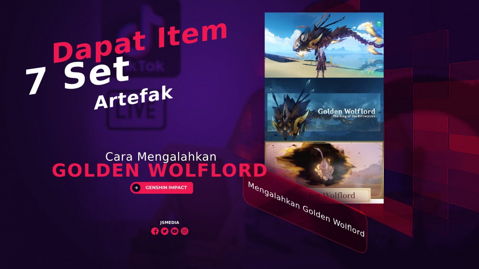 Cara Mengalahkan Golden Wolflord, Dapat 7 Set Artefak