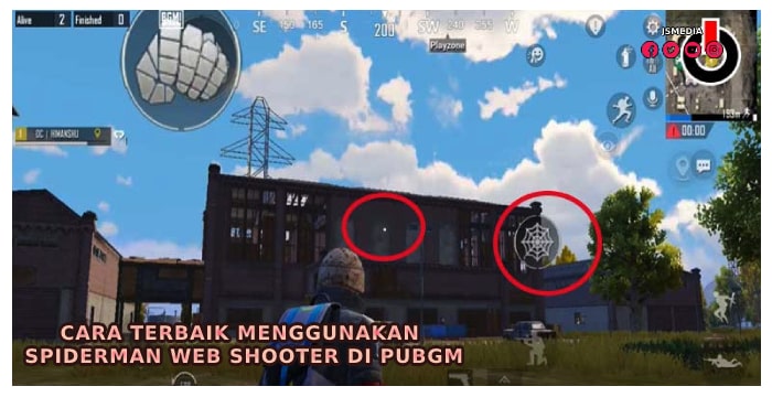 Cara Terbaik Menggunakan Spiderman Web Shooter di PUBGM