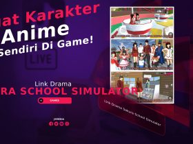 Link Drama Sakura School Simulator, Buat Karakter Anime Sendiri