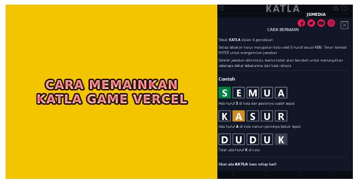 Cara Memainkan Katla Game Vercel 