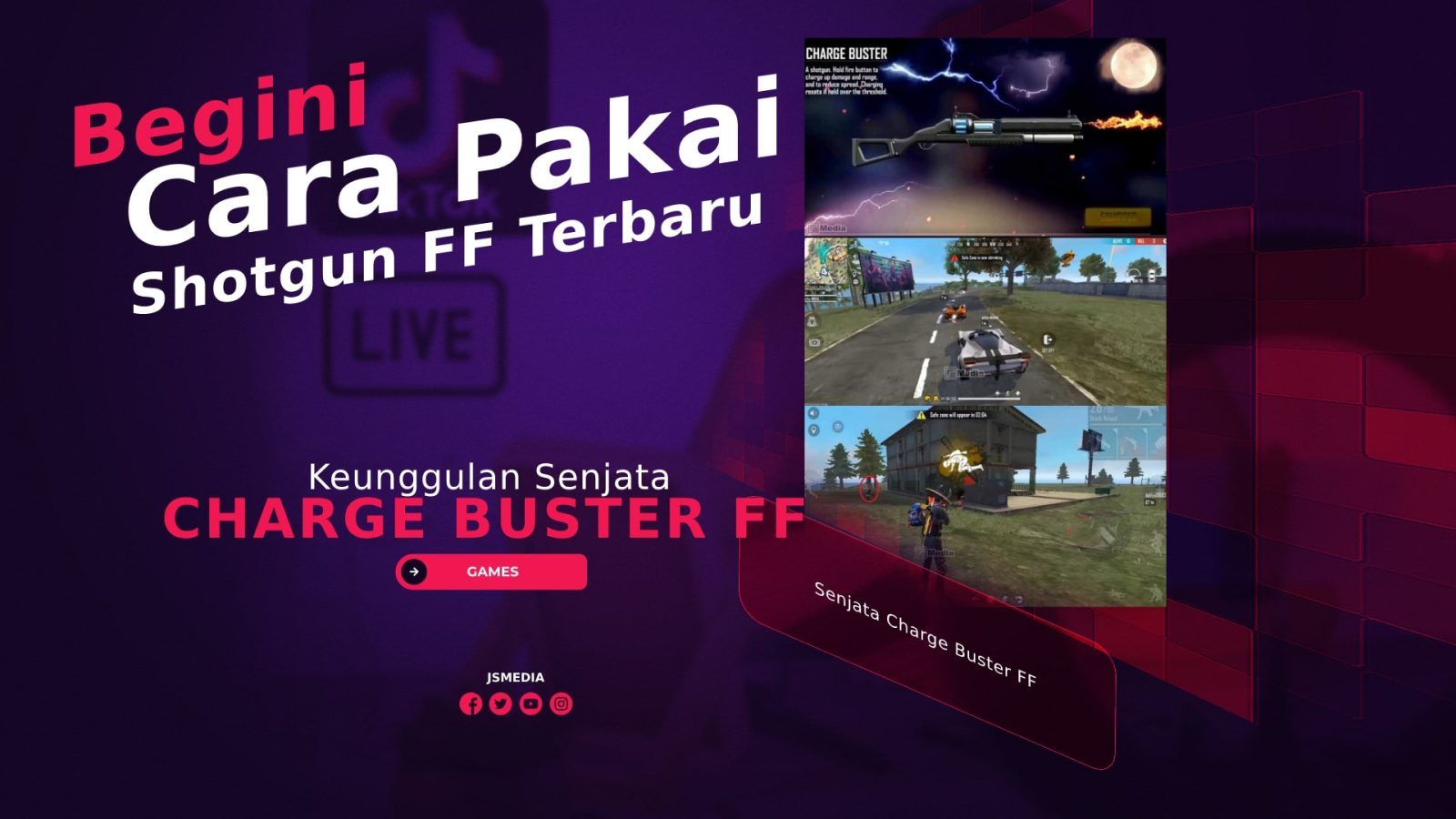 Keunggulan Senjata Charge Buster FF