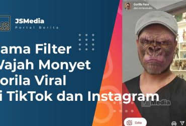 Nama Filter Wajah Monyet Gorila Viral