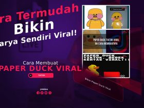 Cara Termudah Bikin Paper Duck Viral Di TikTok