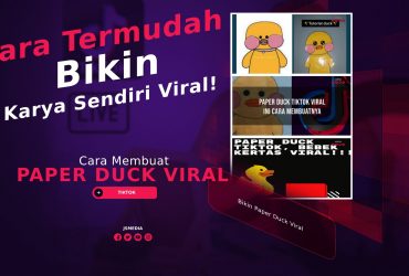 Cara Termudah Bikin Paper Duck Viral Di TikTok