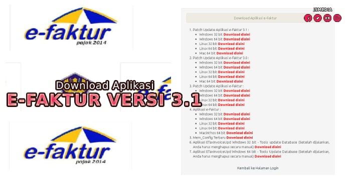 Cara Download Aplikasi e-Faktur Versi 3.1 Terbaru