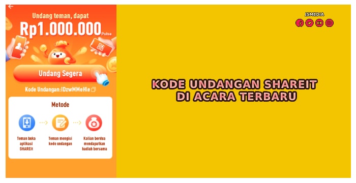 Kode Undangan Shareit Di Acara Terbaru