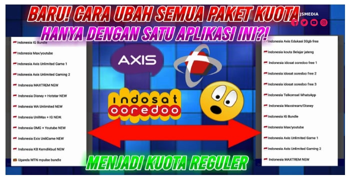 Cara Mengubah Kuota TikTok All Operator Ke Kuota Reguler Gratis