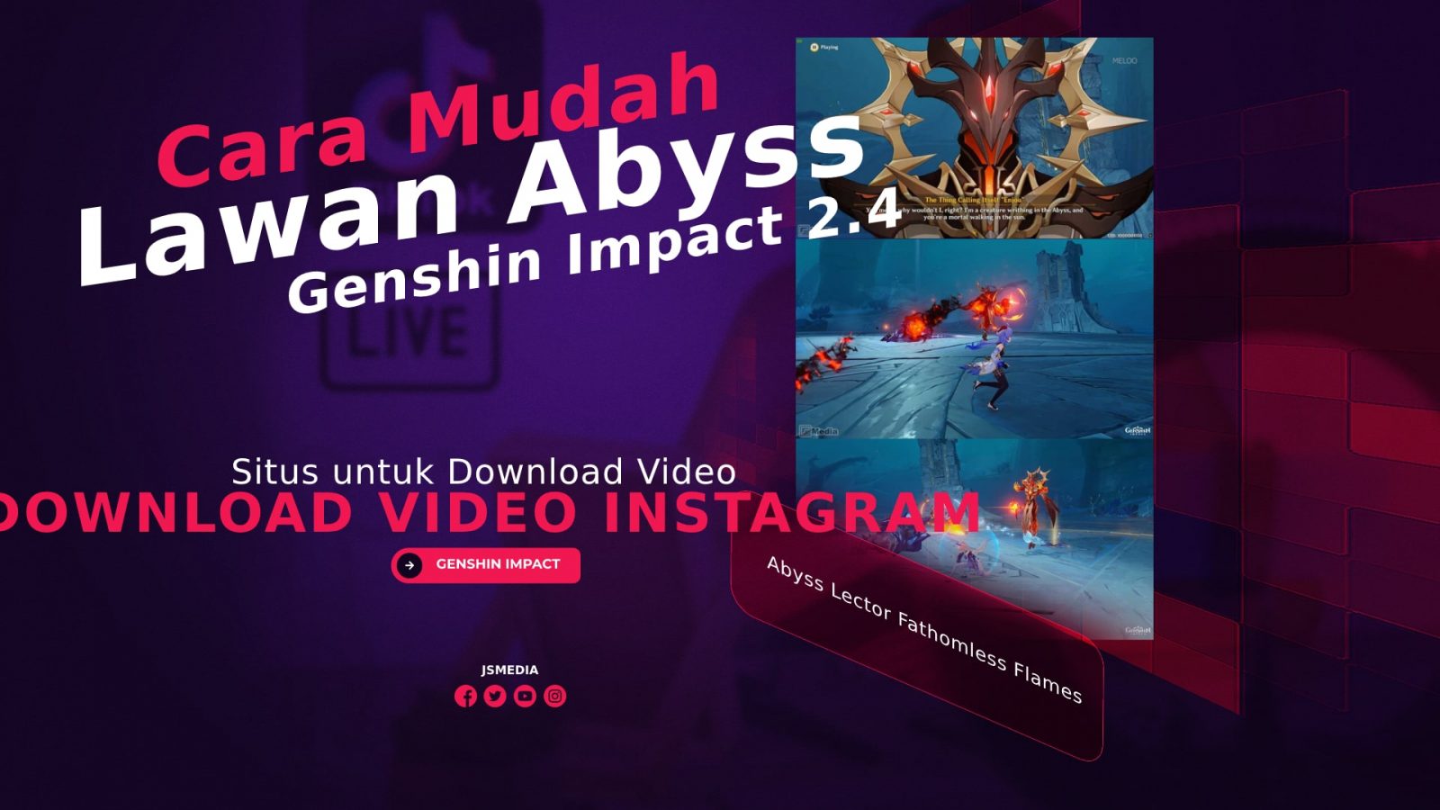 Cara Mengalahkan Abyss Lector Fathomless Flames Genshin Impact 2.4