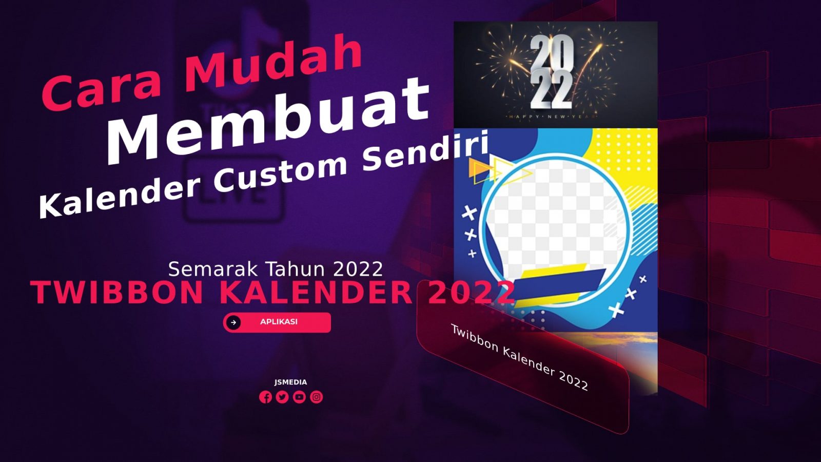 Twibbon Kalender 2022, Membuat Kalender Custom Sendiri