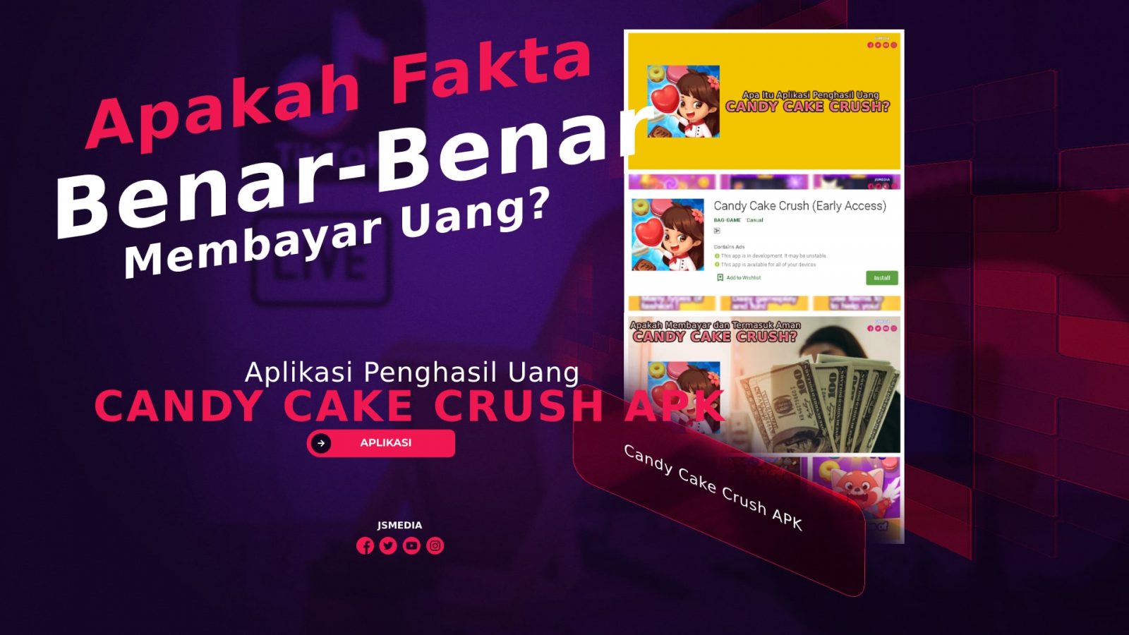 Candy Cake Crush Apk Penghasil Uang, Terdaftar OJK?