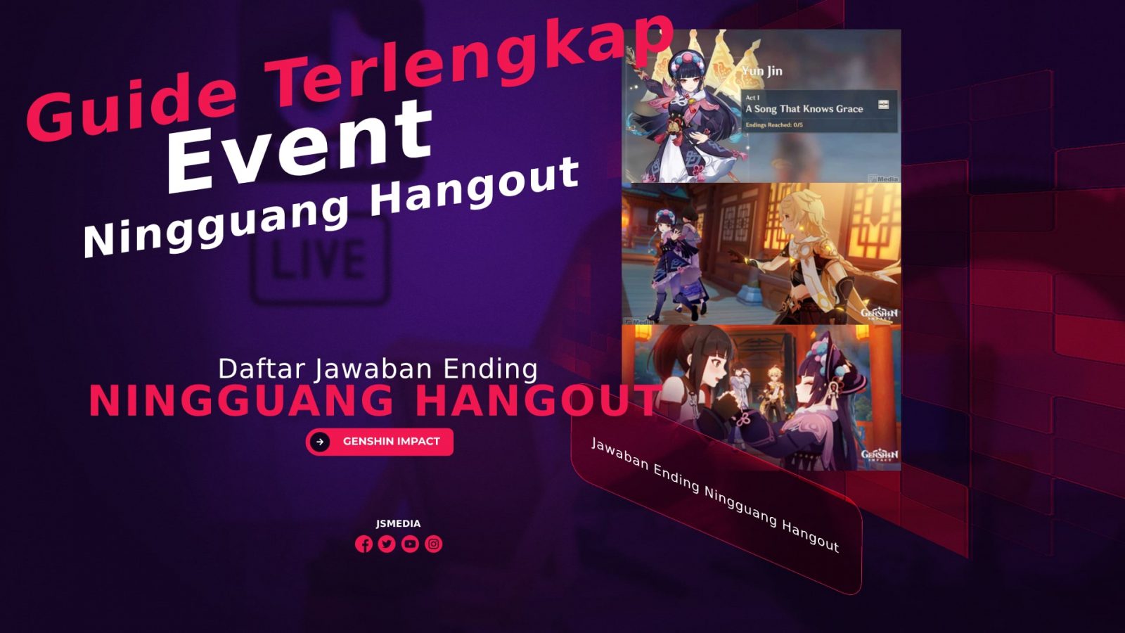 Daftar Jawaban Ending Ningguang Hangout Genshin Impact 2.4