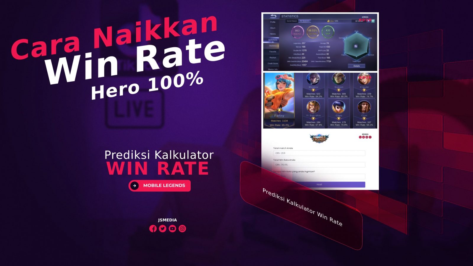 Prediksi Kalkulator Win Rate ML, Cara Naikkan Win Rate 100%