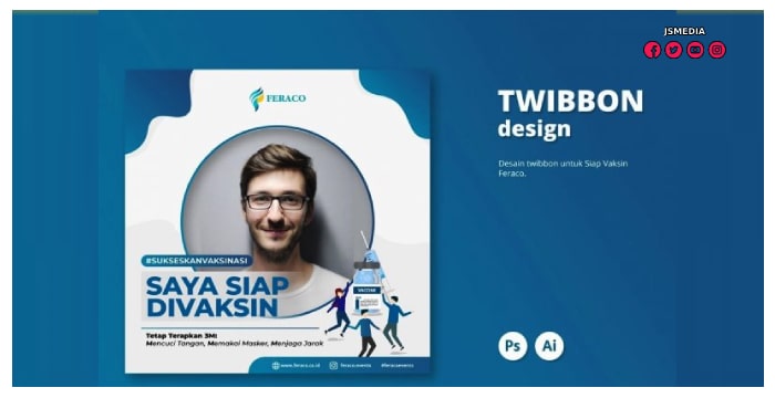 Cara Membuat Twibbon Vaksin Ke 3