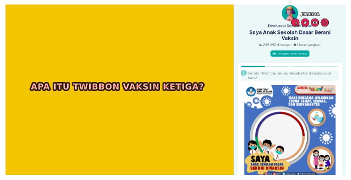 Apa Itu Twibbon Vaksin Ketiga?