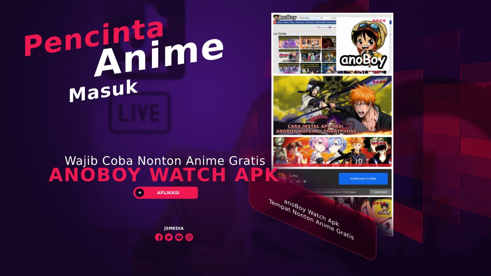 Wajib Coba anoBoy Watch Apk, Pencinta Anime Masuk