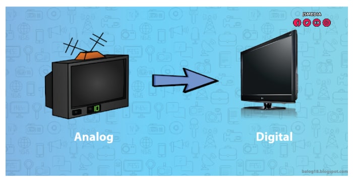 Perbedaan TV Analog Dengan TV Digital