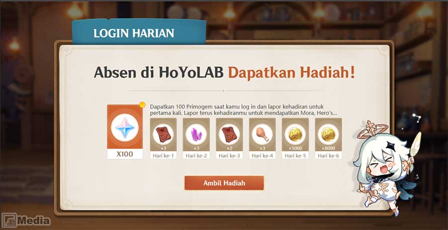 Cara Dapat Primogems Gratis Genshin Impact 2.5