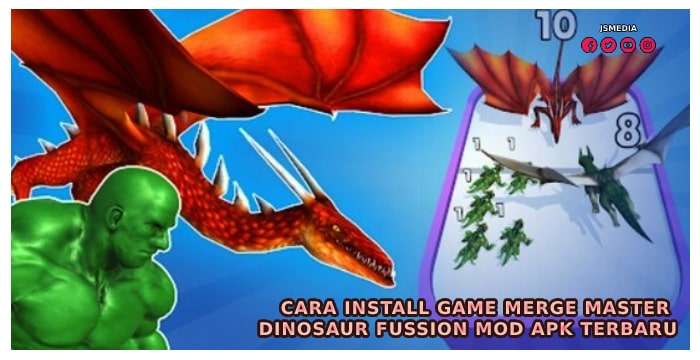 Cara Install Game Merge Master Dinosaur Fussion Mod Apk Terbaru