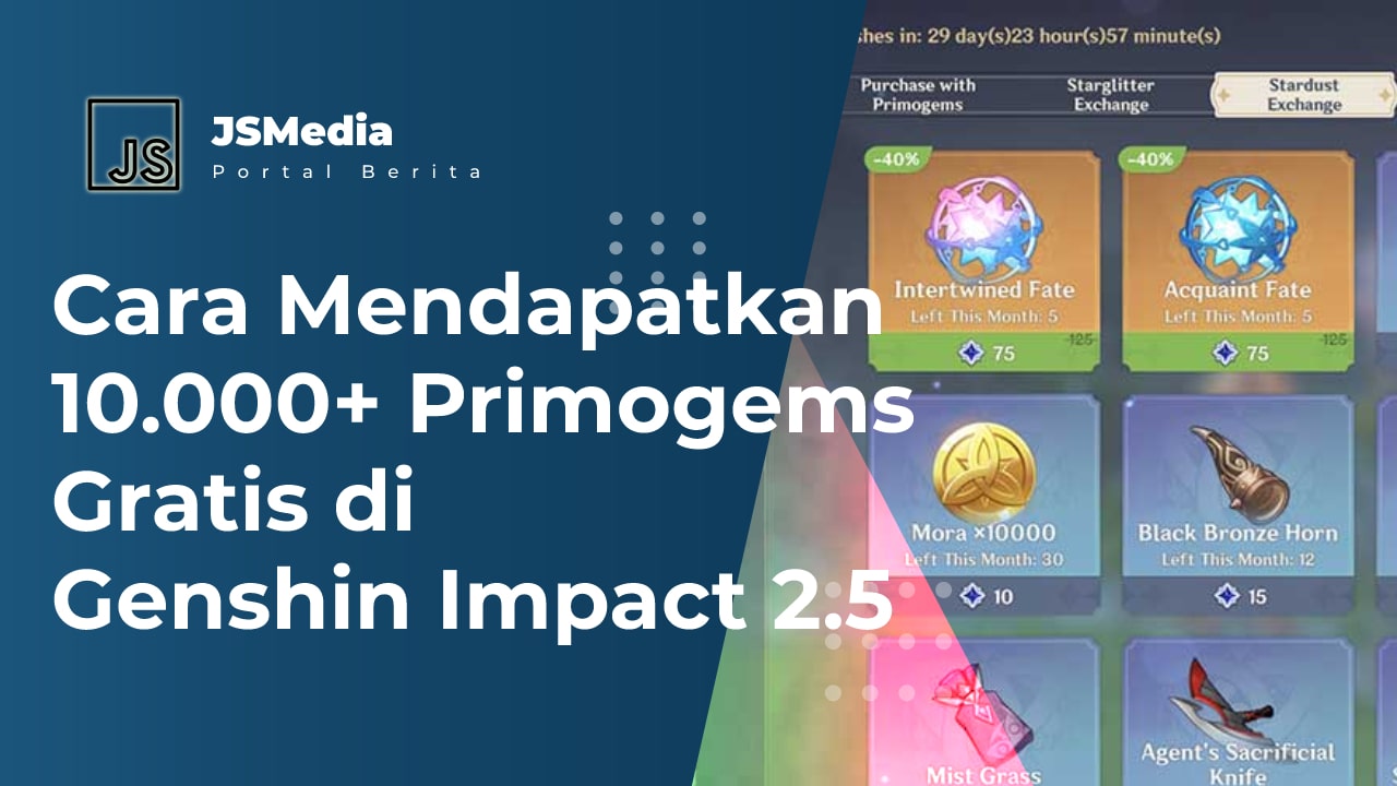 Cara Mendapatkan 10.000+ Primogems Gratis