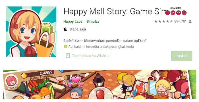 Cara Download Game Happy Mall Story