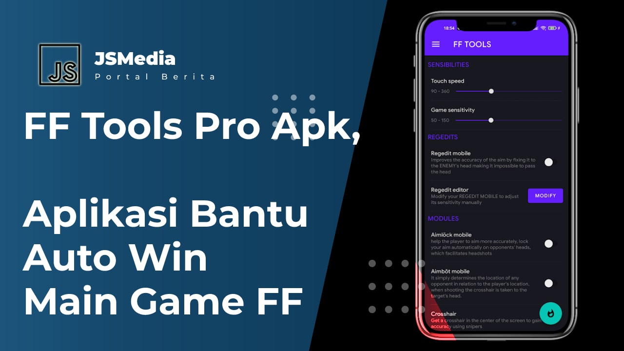 FF Tools Pro Apk, Aplikasi Bantu Auto Win Main Game FF