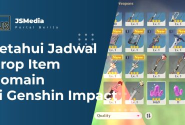 Jadwal Drop Item Domain di Genshin Impact