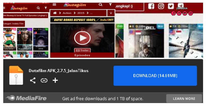 Link Download Apk DutaFilm Gratis