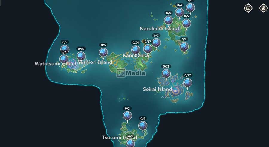 Lokasi Farming Material Ascension Yae Miko