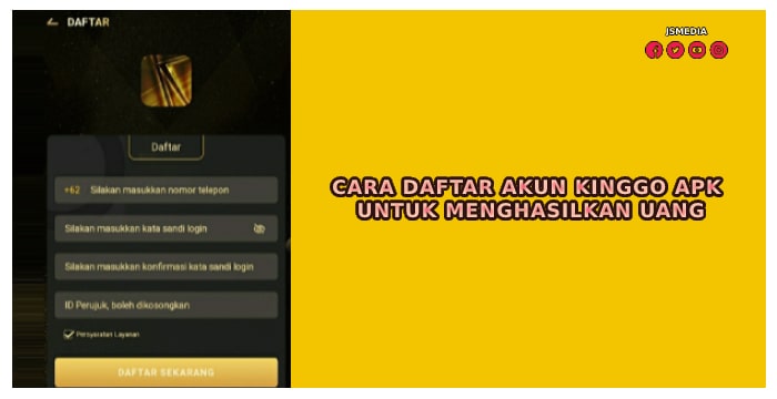 Cara Daftar Akun Kinggo Apk untuk Menghasilkan Uang