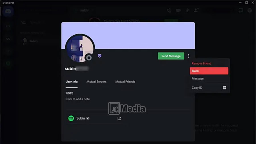 Cara Blokir Orang di Discord