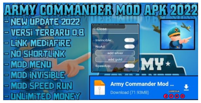 Cara Install Army Commander Mod Apk