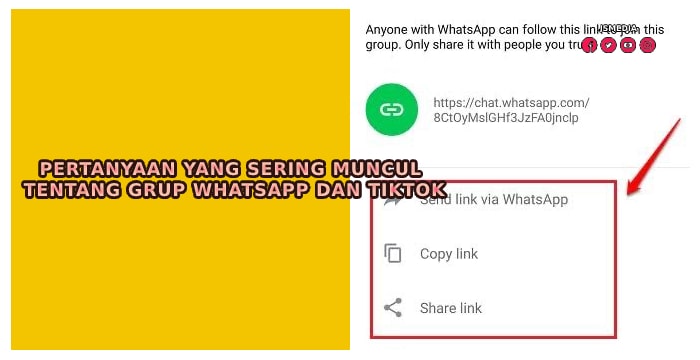 Pertanyaan yang Sering Muncul tentang Grup Whatsapp dan Tiktok