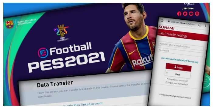 Cara Menautkan Akun PES 2021 Mobile